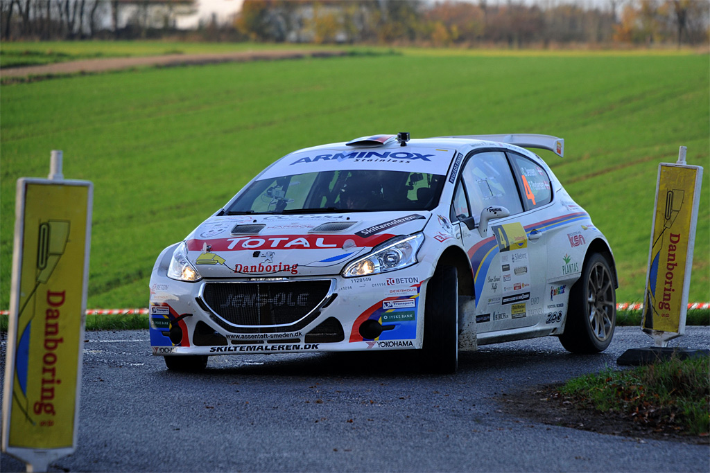 Det blev til sejr og nyt Danmarksmesterskab for Christian Jensen/Freddy Pedersen, da Danboring Rally Denmark afsluttede årets rallysæson
